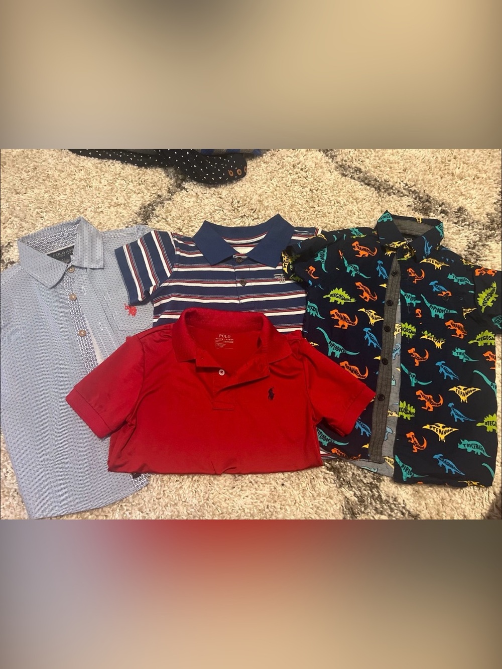 Boys size 4T polos and sweaters